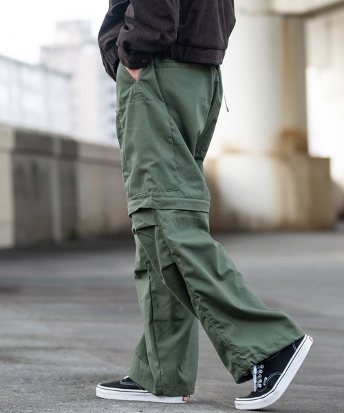 セール】【3】TCウェザー 2WAY デタッチャブル ヘリクルーパンツ