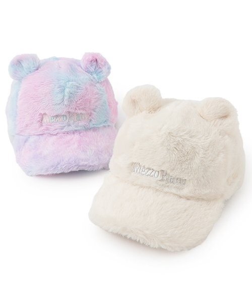 メゾピアノ クマ耳フェイクファーキャップ　54 56 メゾピアノ クマ耳フェイクファーキャップ 54 56 - メルカリ