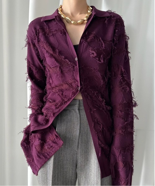 AMERI アメリ ⭐︎ テラコッタシャツ 新品 Ameri（アメリ）の「BRIGHT OVER SHIRT（シャツ/ブラウス）」 - WEAR