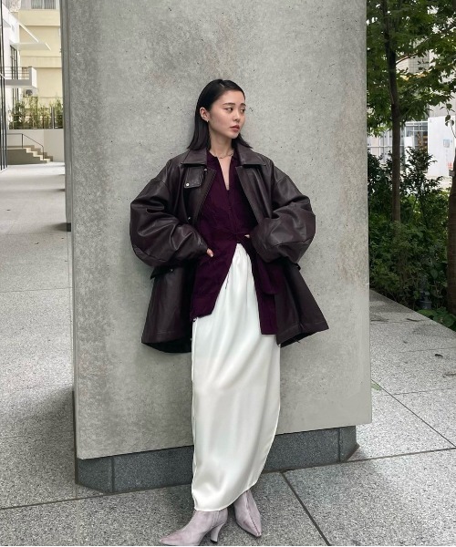 Ameri（アメリ）の「UND LIKE DAMAGE KNIT TOP（シャツ/ブラウス
