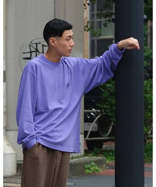 KEBOZ(ケボズ)の「BB SMALL WAPPEN L/S TEE(Tシャツ/カットソー・メンズ・ホワイト/ブラック/パープル/ブラウン/グレー・M/L/2XL/XL)」の12枚目の写真