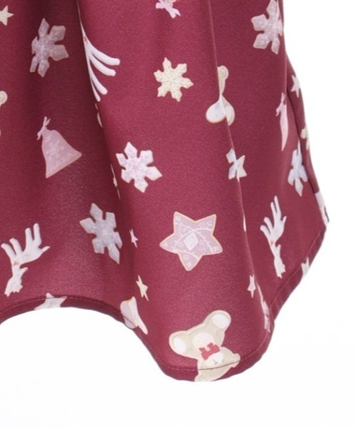 axes femme（アクシーズファム）の「アイシングクッキー柄ワンピ（ワンピース・キッズ・ネイビー/ワイン・MEDIUM/LARGE/X-LARGE）」の3枚目の写真