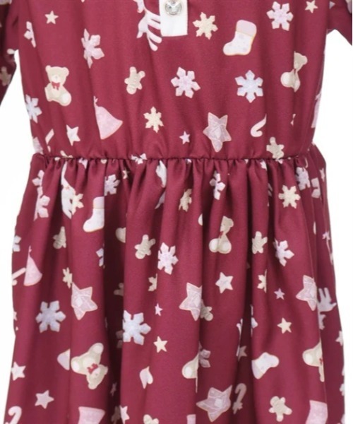 axes femme（アクシーズファム）の「アイシングクッキー柄ワンピ（ワンピース・キッズ・ネイビー/ワイン・MEDIUM/LARGE/X-LARGE）」の5枚目の写真