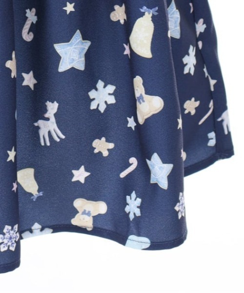 axes femme（アクシーズファム）の「アイシングクッキー柄ワンピ（ワンピース・キッズ・ネイビー/ワイン・MEDIUM/LARGE/X-LARGE）」の12枚目の写真