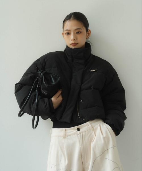 Knuth Marf（クヌースマーフ）の「Knuth Marf 2way short down jacket（ダウンジャケット/コート・レディース・ブラック・FREE）」の7枚目の写真