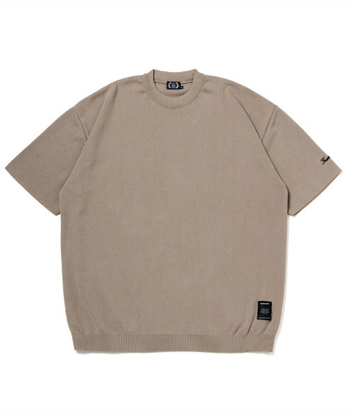 430(フォーサーティ)の「mn3078-S-S RLX KNIT C&S クルーネックセーター(ニット/セーター・メンズ・ブラック/グレイッシュベージュ/オフホワイト/チャコールグレー・0/1/2/3)」の4枚目の写真