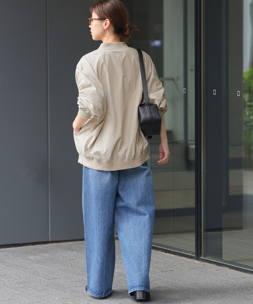 JOURNAL STANDARD relume(ジャーナルスタンダード レリューム)の「《追加》ウォッシャブルナイロンタッサーMA-1(MA-1・レディース・ネイビー/カーキ/ベージュ・FREE)」の11枚目の写真