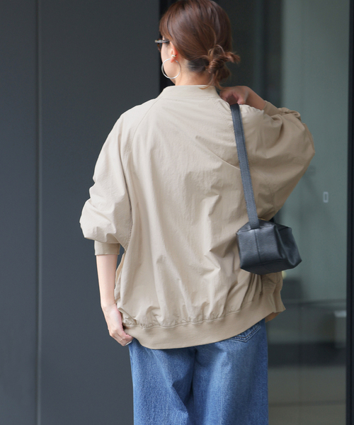 JOURNAL STANDARD relume(ジャーナルスタンダード レリューム)の「《追加》ウォッシャブルナイロンタッサーMA-1(MA-1・レディース・ネイビー/カーキ/ベージュ・FREE)」の22枚目の写真