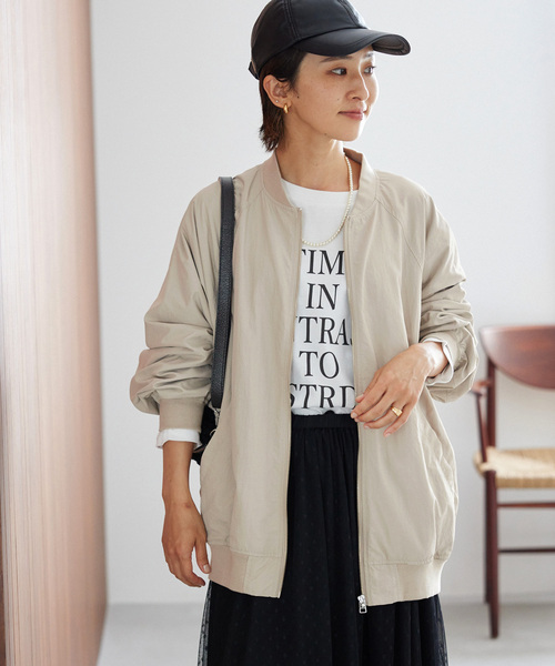 《再入荷！》【ベストセラー／自宅ケア可能】ウォッシャブルナイロンタッサーMA-1（MA-1）｜JOURNAL STANDARD relume（ジャーナルスタンダード レリューム）