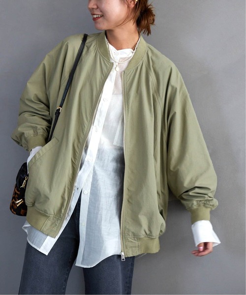 《再入荷！》【ベストセラー／自宅ケア可能】ウォッシャブルナイロンタッサーMA-1（MA-1）｜JOURNAL STANDARD relume（ジャーナルスタンダード レリューム）