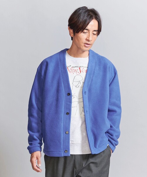 【セール】ナチュール フリース Vネック カーディガン（カーディガン/ボレロ）｜BEAUTY&YOUTH UNITED ARROWS（ビューティーアンドユースユナイテッドアローズ）