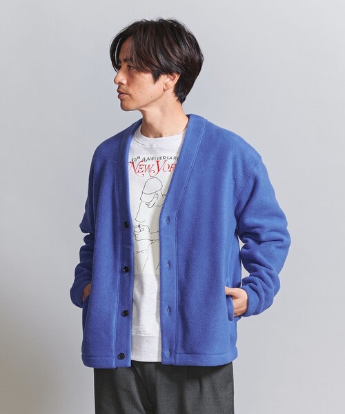 【セール】ナチュール フリース Vネック カーディガン（カーディガン/ボレロ）｜BEAUTY&YOUTH UNITED ARROWS（ビューティーアンドユースユナイテッドアローズ）