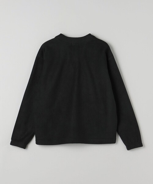 ◼️マークアンドロナ◼️長袖フリース46黒美品◼️重ね着風 BEAUTY&YOUTH UNITED ARROWS（ビューティーアンドユースユナイテッド