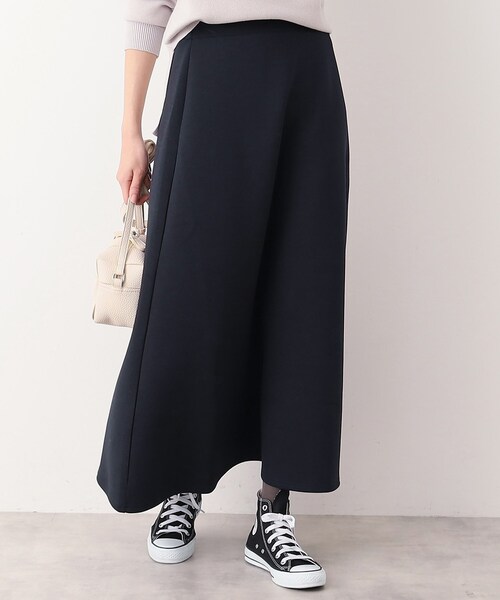 Dessin(デッサン)の「【ウエストゴム・洗える】ダンボールジャージマーメイドスカート(S~L)(スカート・レディース・チャコールグレー/ネイビー・01/02/03)」の7枚目の写真