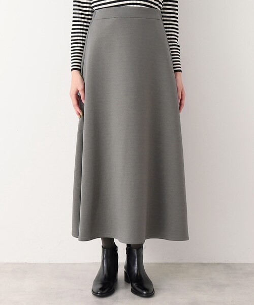 Dessin(デッサン)の「【ウエストゴム・洗える】ダンボールジャージマーメイドスカート(S~L)(スカート・レディース・チャコールグレー/ネイビー・01/02/03)」の11枚目の写真
