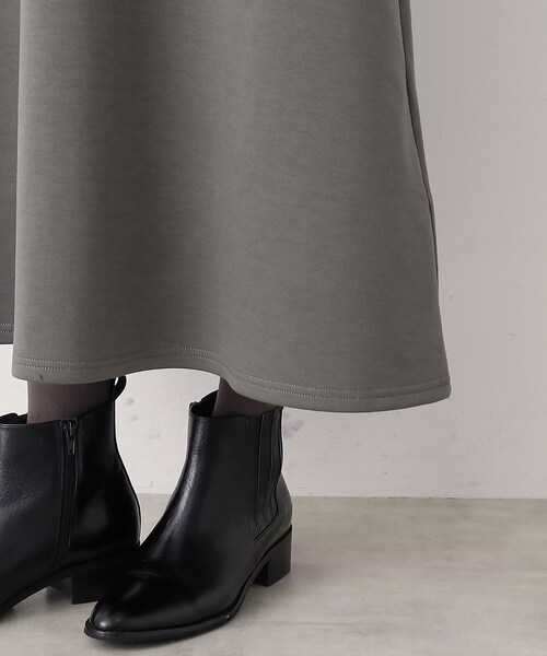 Dessin(デッサン)の「【ウエストゴム・洗える】ダンボールジャージマーメイドスカート(S~L)(スカート・レディース・チャコールグレー/ネイビー・01/02/03)」の16枚目の写真