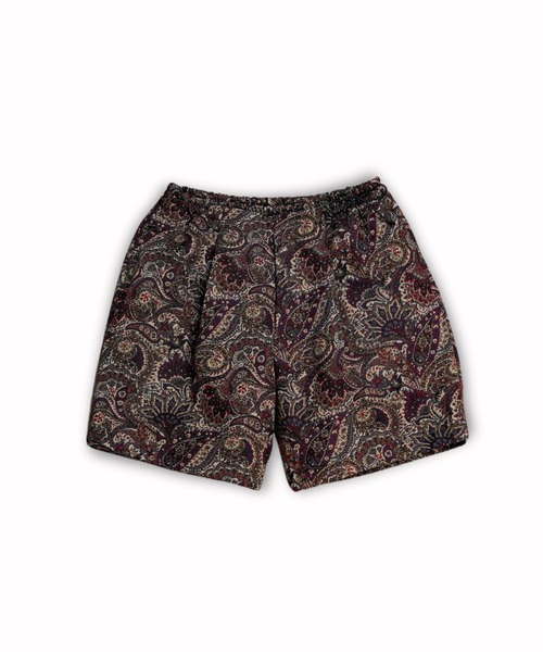 my beautiful landlet(マイビューティフルランドレット)の「【my beautiful landlet】 PAISLEY GOBELIN WEAVING WIDE SHORT PANTS(その他パンツ・メンズ・ネイビー/ベージュ/グリーン・1/0)」の10枚目の写真