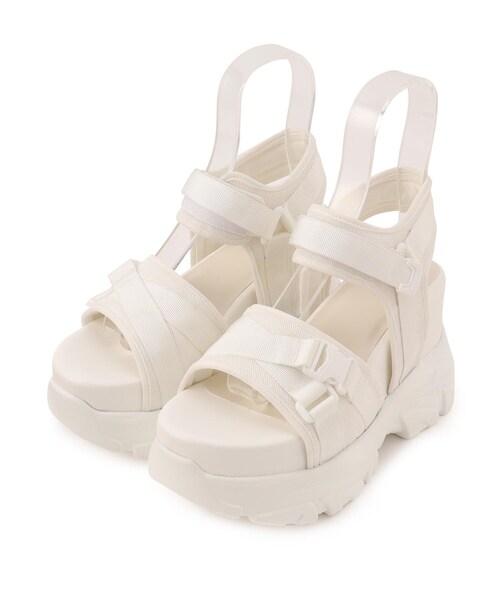 ESPERANZA(エスペランサ)の「厚底バックルスポサン(サンダル・レディース・ホワイト系9/ブラック系8・LL/L/M/S)」の3枚目の写真