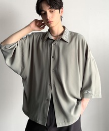 Classical Origin（クラシカルオリジン）の「「雰囲気アガる。」衿刺繍ドレープドルマンシャツ／Embroidered Collar Draped Dolman Shirt（シャツ/ブラウス）」