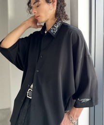 Classical Origin（クラシカルオリジン）の「「雰囲気アガる。」衿刺繍ドレープドルマンシャツ／Embroidered Collar Draped Dolman Shirt（シャツ/ブラウス）」