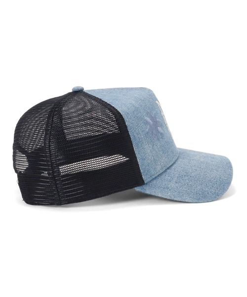 【美品】ニューエラ　NEW ERA キャップ　ブルー　フラワー柄　7 3/8 ニューエラキャップ 59FIFTY MLB FLOWEREMBROIDERY花柄