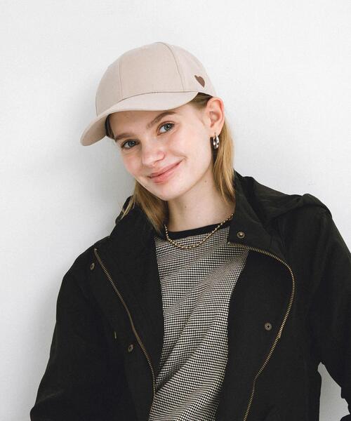 URBAN RESEARCH Sonny Label（アーバンリサーチサニーレーベル）の「ハートモチーフ小顔CAP（キャップ・レディース・ネイビー/ベージュ/グレー系その他・ONE）」の16枚目の写真