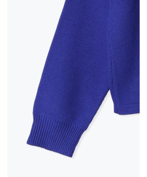 Samansa Mos2(サマンサ モスモス)の「◎レタリング配色ニット(ニット/セーター・レディース・チャコールグレー/ブルー/キナリ/グレー・F)」の21枚目の写真