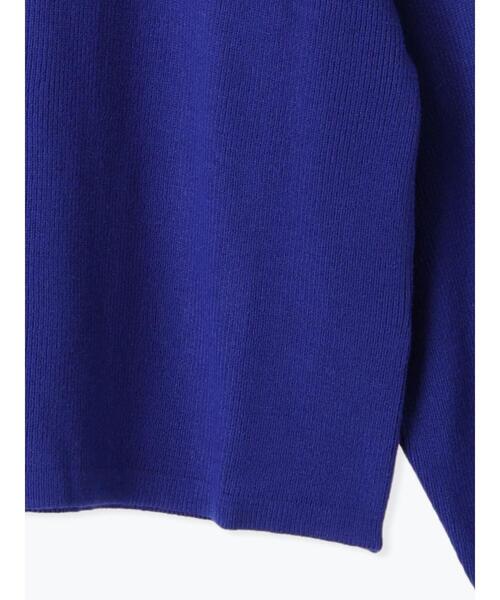 Samansa Mos2(サマンサ モスモス)の「◎レタリング配色ニット(ニット/セーター・レディース・チャコールグレー/ブルー/キナリ/グレー・F)」の22枚目の写真