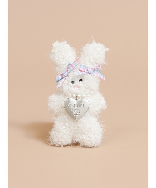 SNIDEL（スナイデル）の「【USAGI ONLINE/ZOZO TOWN限定】プードルラヴィーチャーム（チャーム・レディース・ホワイト/ピンク・FREE）」の7枚目の写真