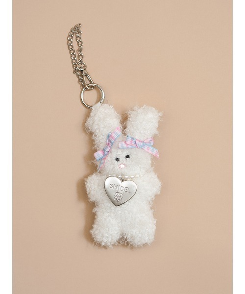 SNIDEL（スナイデル）の「【USAGI ONLINE/ZOZO TOWN限定】プードルラヴィーチャーム（チャーム・レディース・ホワイト/ピンク・FREE）」の9枚目の写真