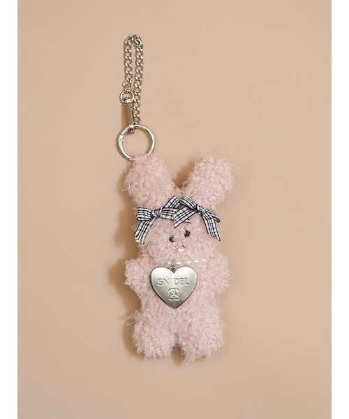 SNIDEL（スナイデル）の「【USAGI ONLINE/ZOZO TOWN限定】プードルラヴィーチャーム（チャーム・レディース・ホワイト/ピンク・FREE）」の11枚目の写真