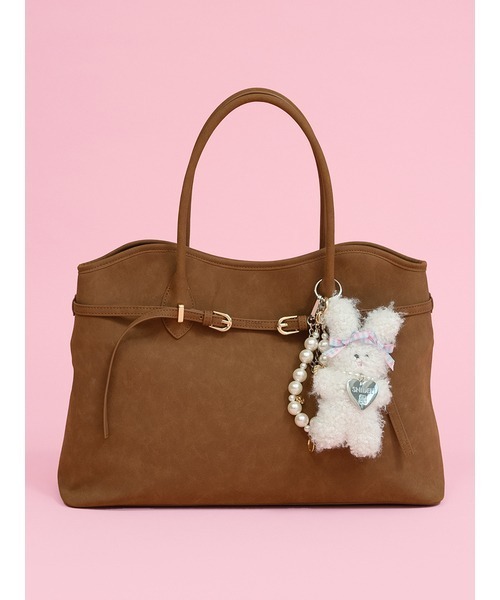 SNIDEL（スナイデル）の「【USAGI ONLINE/ZOZO TOWN限定】プードルラヴィーチャーム（チャーム・レディース・ホワイト/ピンク・FREE）」の3枚目の写真