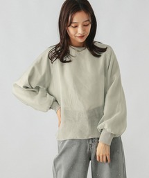 GLOBAL WORK | 裏毛シフォンドッキングプルオーバー/147632(Tシャツ/カットソー)