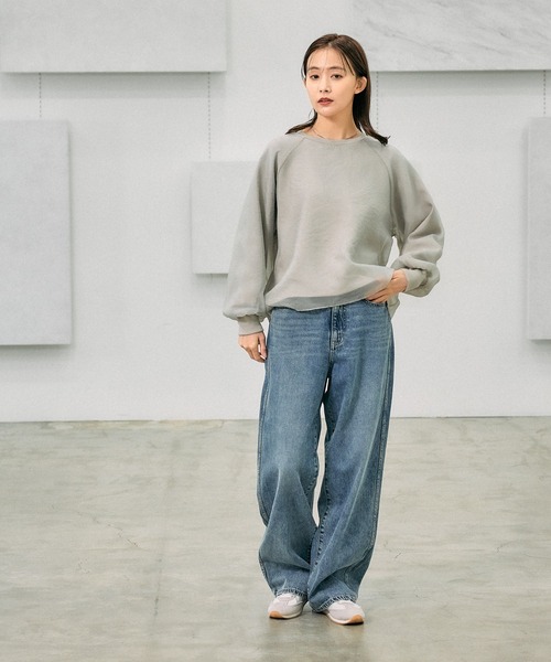 セール】裏毛シフォンドッキングプルオーバー/147632（Tシャツ