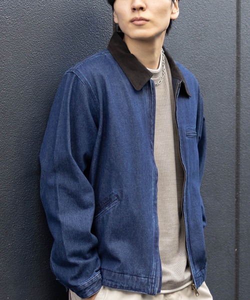 NAVY(ネイビー)の「NAVY メランジ調 レイヤードTシャツ(Tシャツ/カットソー・メンズ・ベージュ系/ブラック系/ネイビー系・M/S/XL/L)」の14枚目の写真