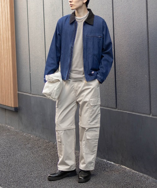 NAVY(ネイビー)の「NAVY メランジ調 レイヤードTシャツ(Tシャツ/カットソー・メンズ・ベージュ系/ブラック系/ネイビー系・M/S/XL/L)」の16枚目の写真
