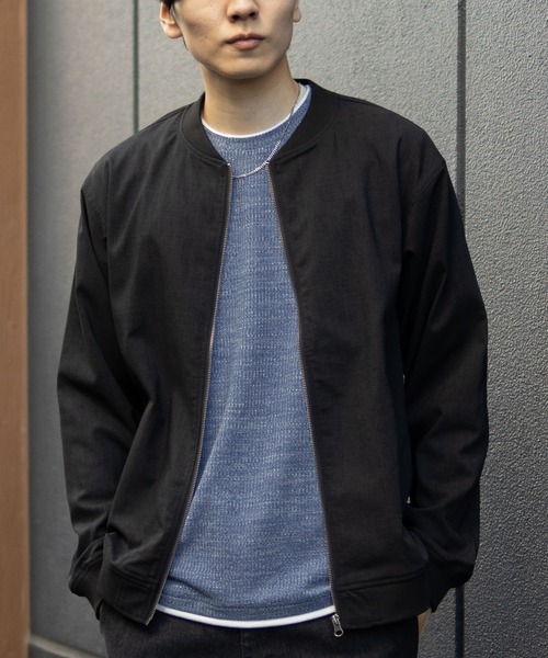 NAVY(ネイビー)の「NAVY メランジ調 レイヤードTシャツ(Tシャツ/カットソー・メンズ・ベージュ系/ブラック系/ネイビー系・M/S/XL/L)」の20枚目の写真