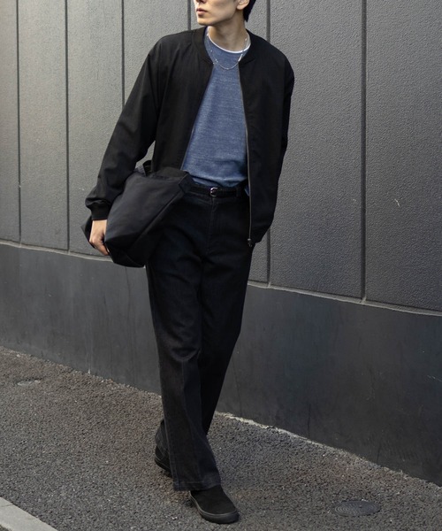 NAVY(ネイビー)の「NAVY メランジ調 レイヤードTシャツ(Tシャツ/カットソー・メンズ・ベージュ系/ブラック系/ネイビー系・M/S/XL/L)」の21枚目の写真