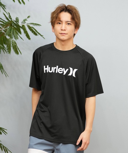 Hurley/ハーレー 半袖Tシャツ UVケアラッシュガード/水陸両用