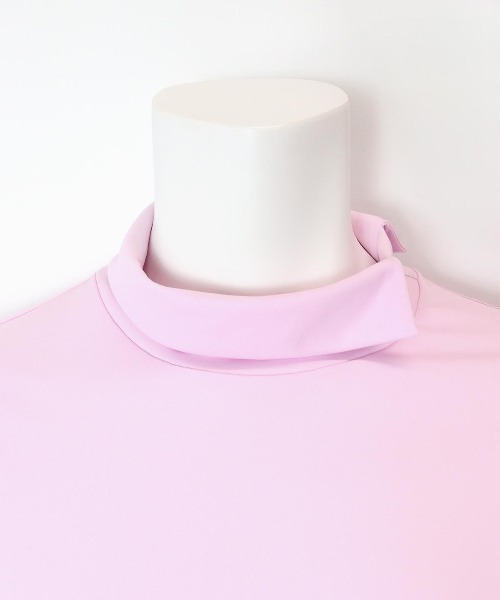 archivio(アルチビオ)の「<LADIES>UV速乾ハイネックプルオーバー(Tシャツ/カットソー・レディース・ピンク/ホワイト/ブラック・S/M/L)」の8枚目の写真
