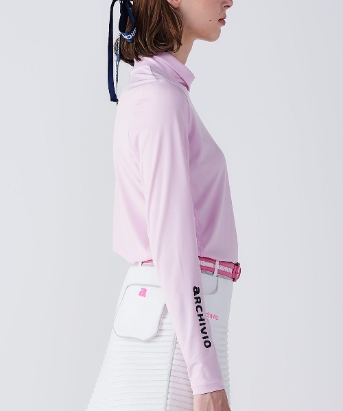 LADIES>UV速乾ハイネックプルオーバー（Tシャツ/カットソー