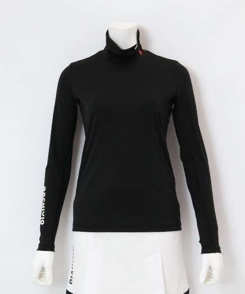 archivio(アルチビオ)の「<LADIES>UV速乾ハイネックプルオーバー(Tシャツ/カットソー・レディース・ピンク/ホワイト/ブラック・S/M/L)」の5枚目の写真