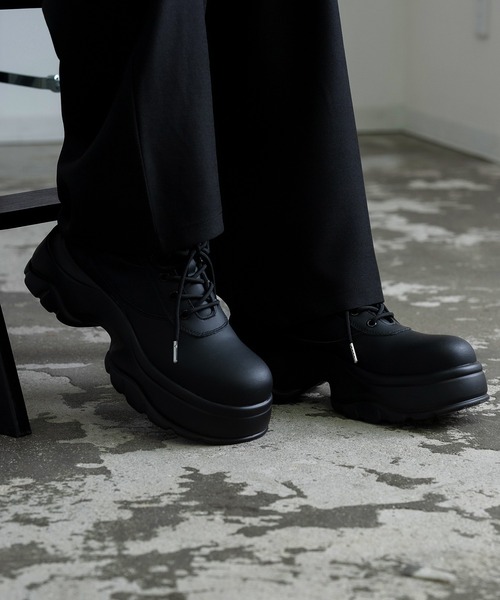 improves（インプローブス）の「厚底 PU シューズ（スニーカー・メンズ・ブラック・43/39/41）」の2枚目の写真