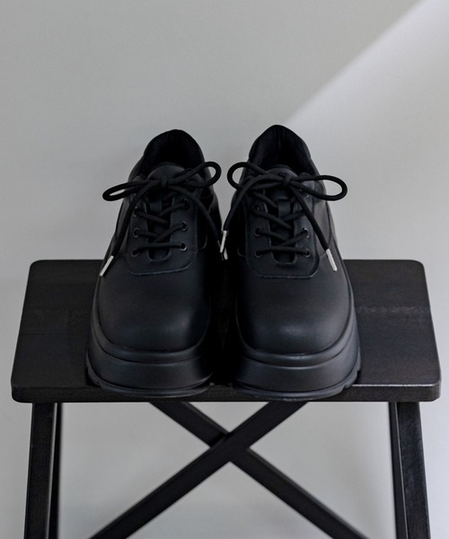 improves（インプローブス）の「厚底 PU シューズ（スニーカー・メンズ・ブラック・43/39/41）」の4枚目の写真