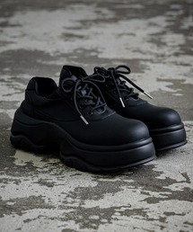 Crownor（クラウノアー）の「厚底 PU シューズ（スニーカー）」