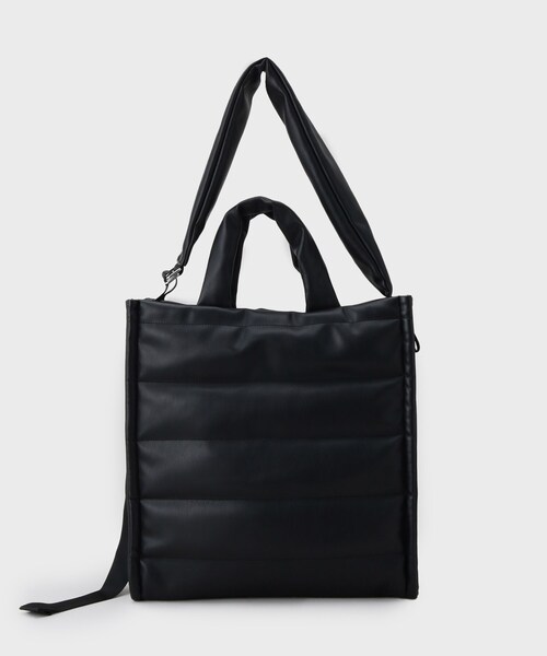 tk.TAKEO KIKUCHI（ティーケータケオキクチ）の「【パフィーシリーズ】2WAYトートショルダーバッグ（トートバッグ・メンズ・ブラック系/ブラック/スモーキーグリーン系1/ブルー系その他2・00）」の19枚目の写真