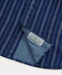 RRL（ダブル アール エル）の「インディゴ ストライプド ダブル