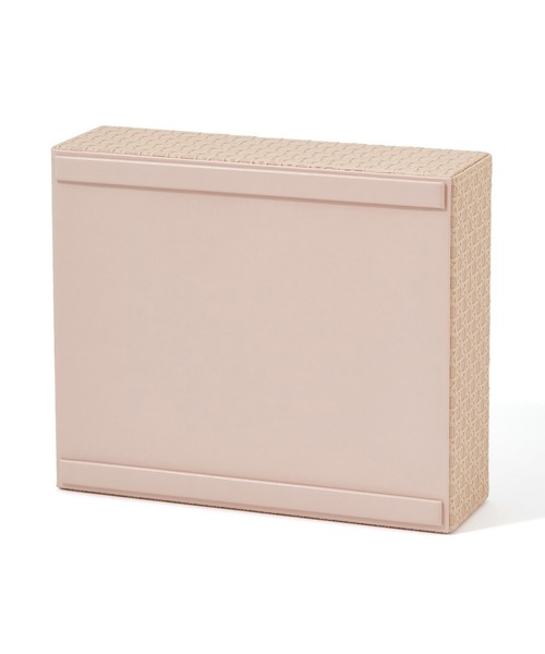 エンボス ステーショナリーボックス L ピンク（ステーショナリー