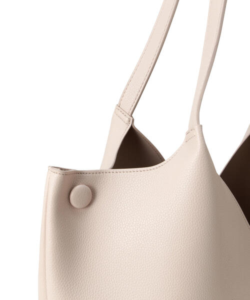 NATURAL BEAUTY BASIC（ナチュラルビューティーベーシック）の「◇ユースフルビッグトートバッグ（トートバッグ・レディース・ベージュ/ブラック・ﾌﾘ-）」の7枚目の写真