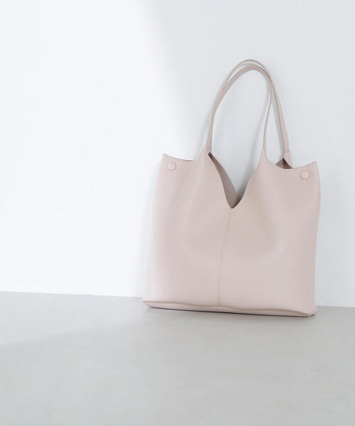 NATURAL BEAUTY BASIC（ナチュラルビューティーベーシック）の「◇ユースフルビッグトートバッグ（トートバッグ・レディース・ベージュ/ブラック・ﾌﾘ-）」の2枚目の写真